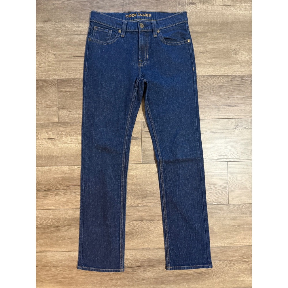 Cody James Mens Blue Stretch‎ Denim Straight Leg Western Jeans 32x34